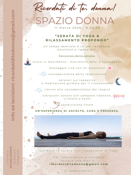 20260311 RICORDATI DONNA YOGA